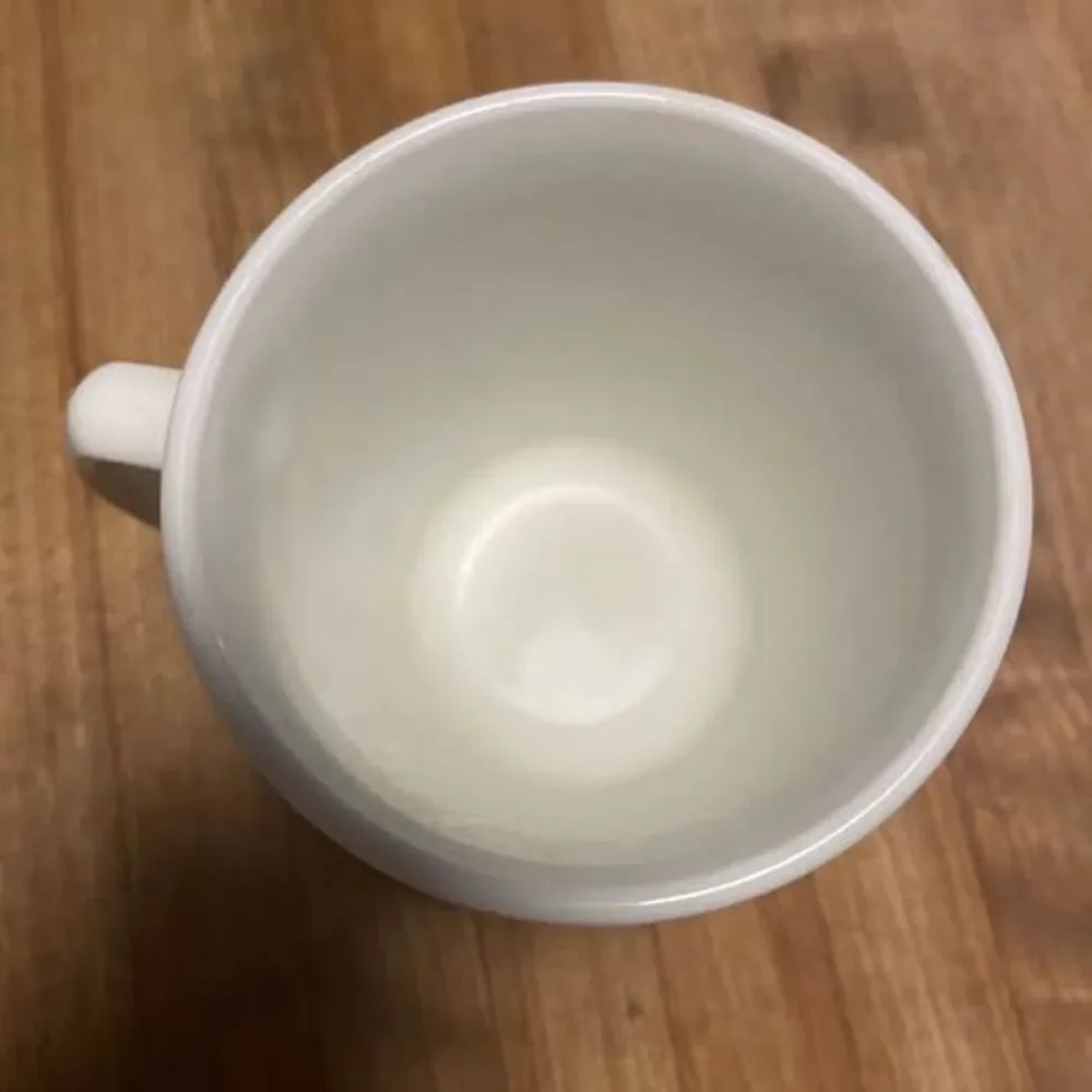 Corning White Mugs with Metal Drying Rack